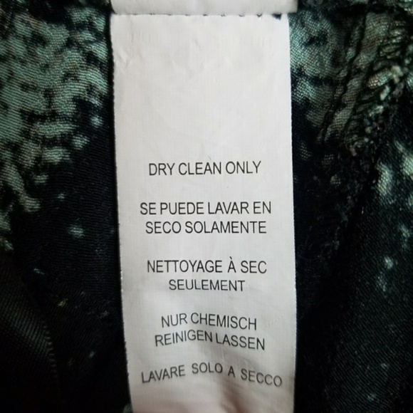 Kensie Black & Seafoam Teal Drawstring Pants - Picture 7 of 7